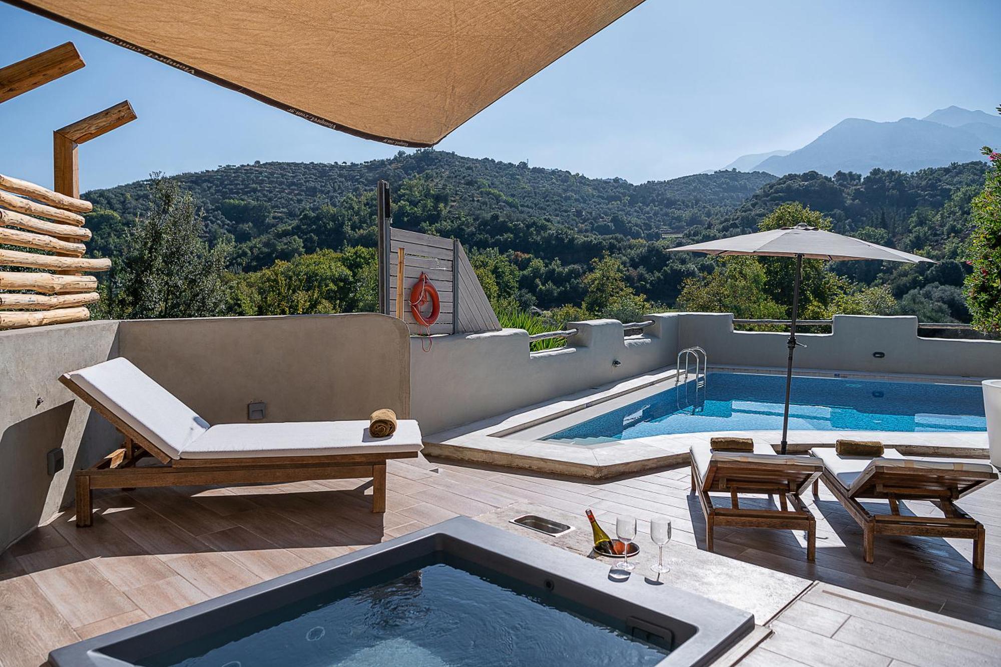 Verekinthos Villas - Pool, Hot Tub, Bbq, Kids Playground, Stunning Mountain Views Yerolákkos Dış mekan fotoğraf